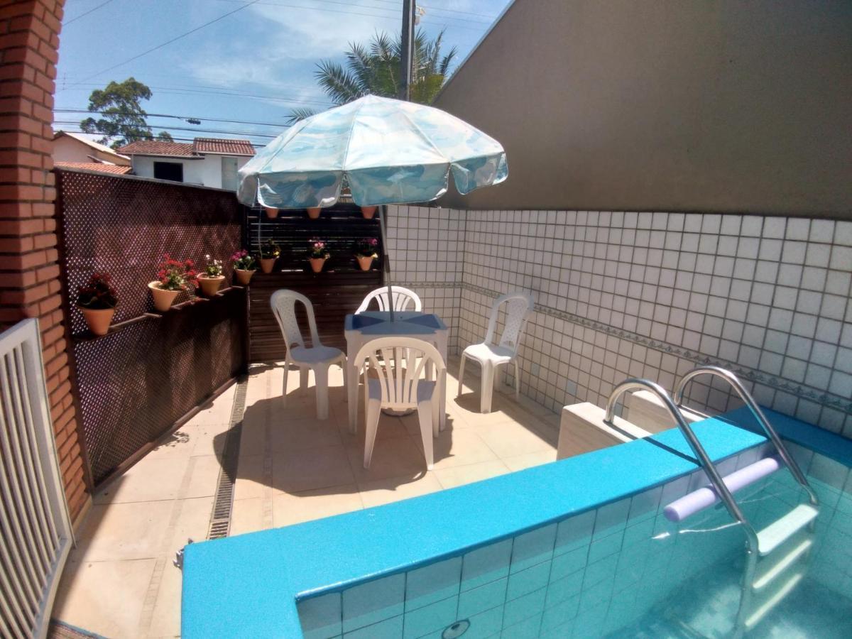 Sobrado Com Piscina Em Condomino Fechado A 150 M Da Praia Caraguatatuba Buitenkant foto